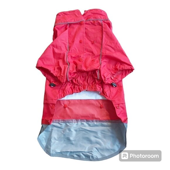 Ireenuo 100% Polyester Red Spring/Fall Coat/Shirt: Stylish and Reflective - L - Picture 2 of 8